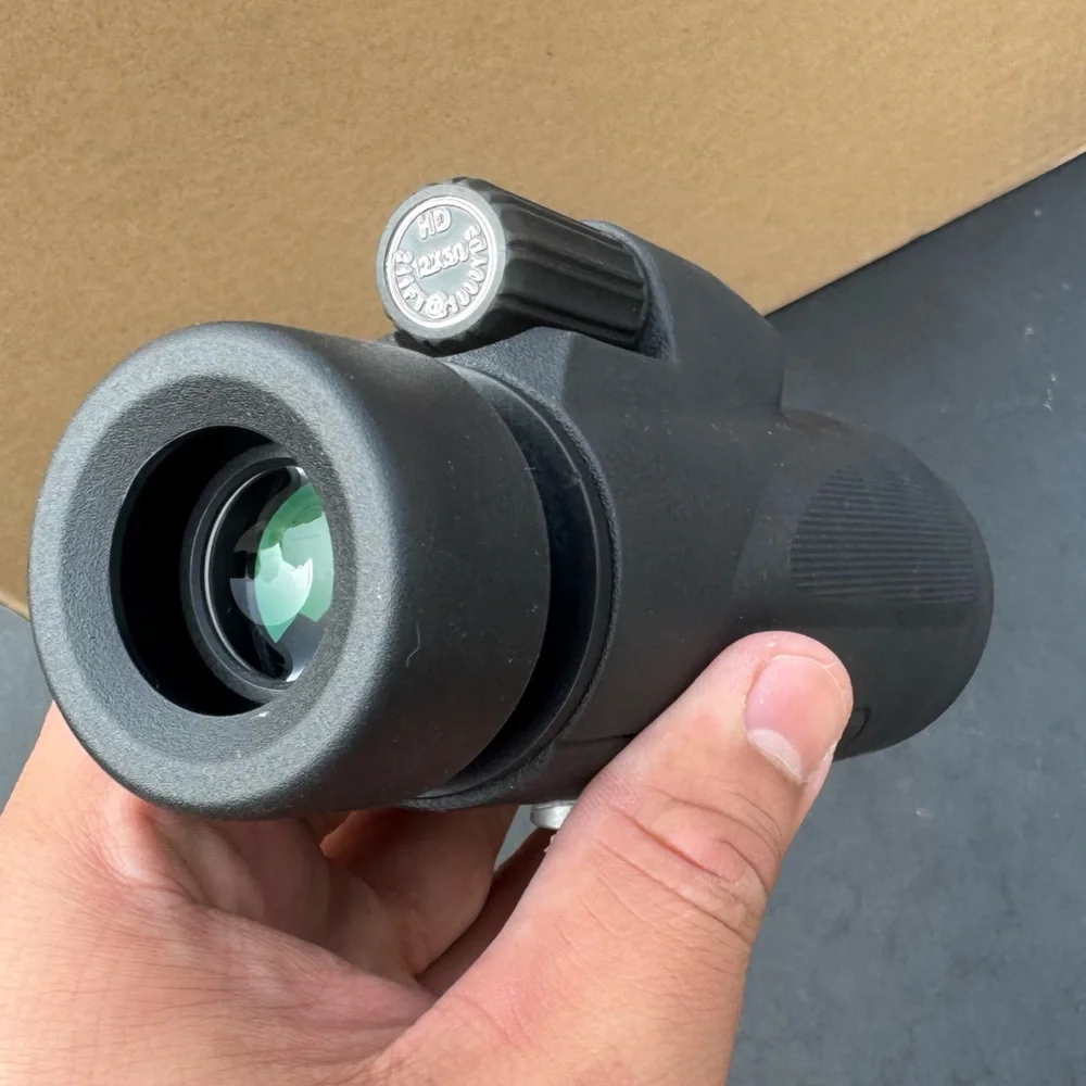 Black Monocular Scope Men women and kids for events